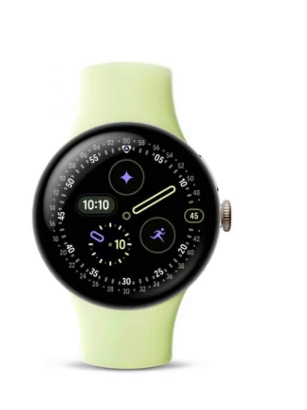 Brand new! Google Pixel Watch 4 LTE 41mm Smartwatch - Champagne Gold/Lemongrass